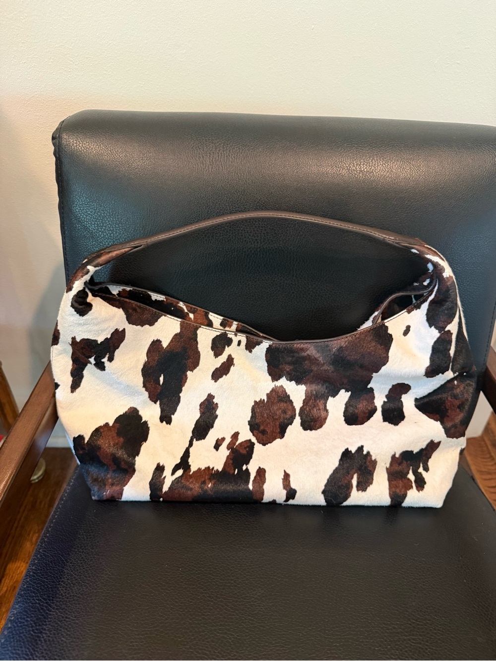 Madewell Cowhide Shoulder Bag in White and Brown - Picture 8 of 10